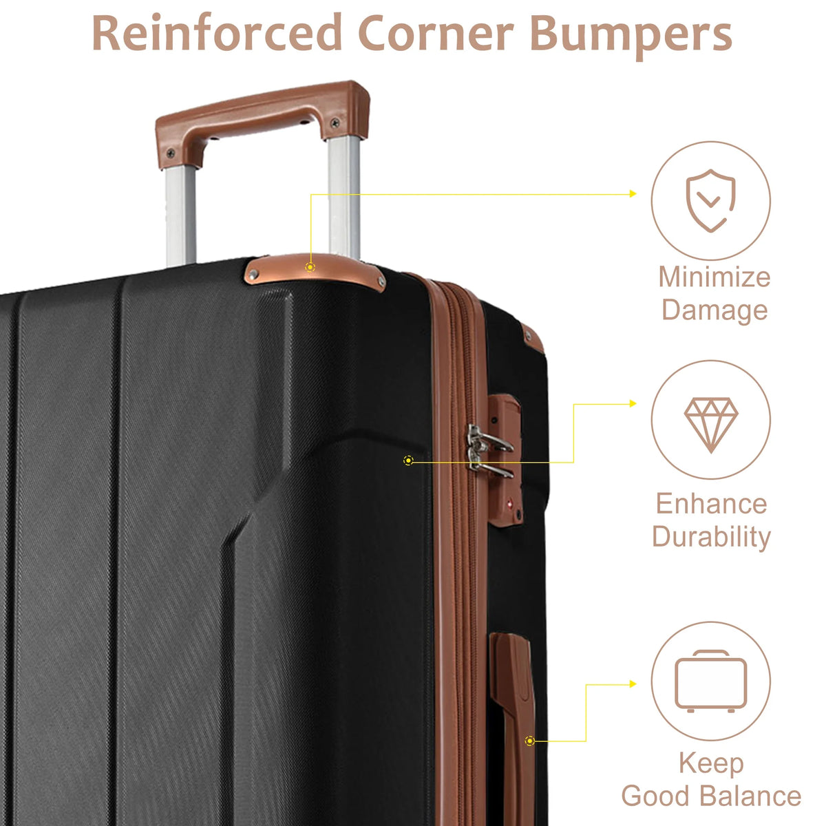 Hardshell Spinner Suitcase with TSA Lock M430