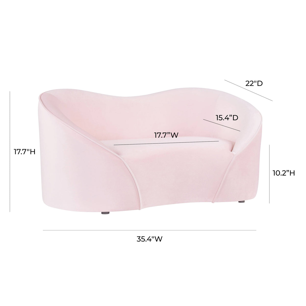 Poodle Blush Pet Bed D28510