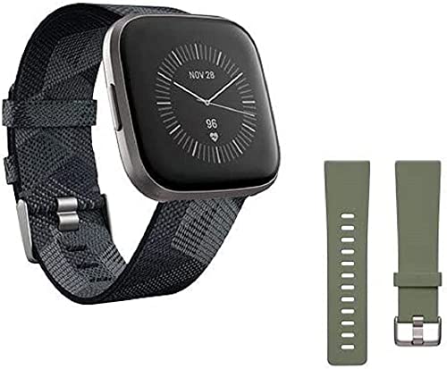 Black/Carbon Smartwatch with Heart Rate D78871