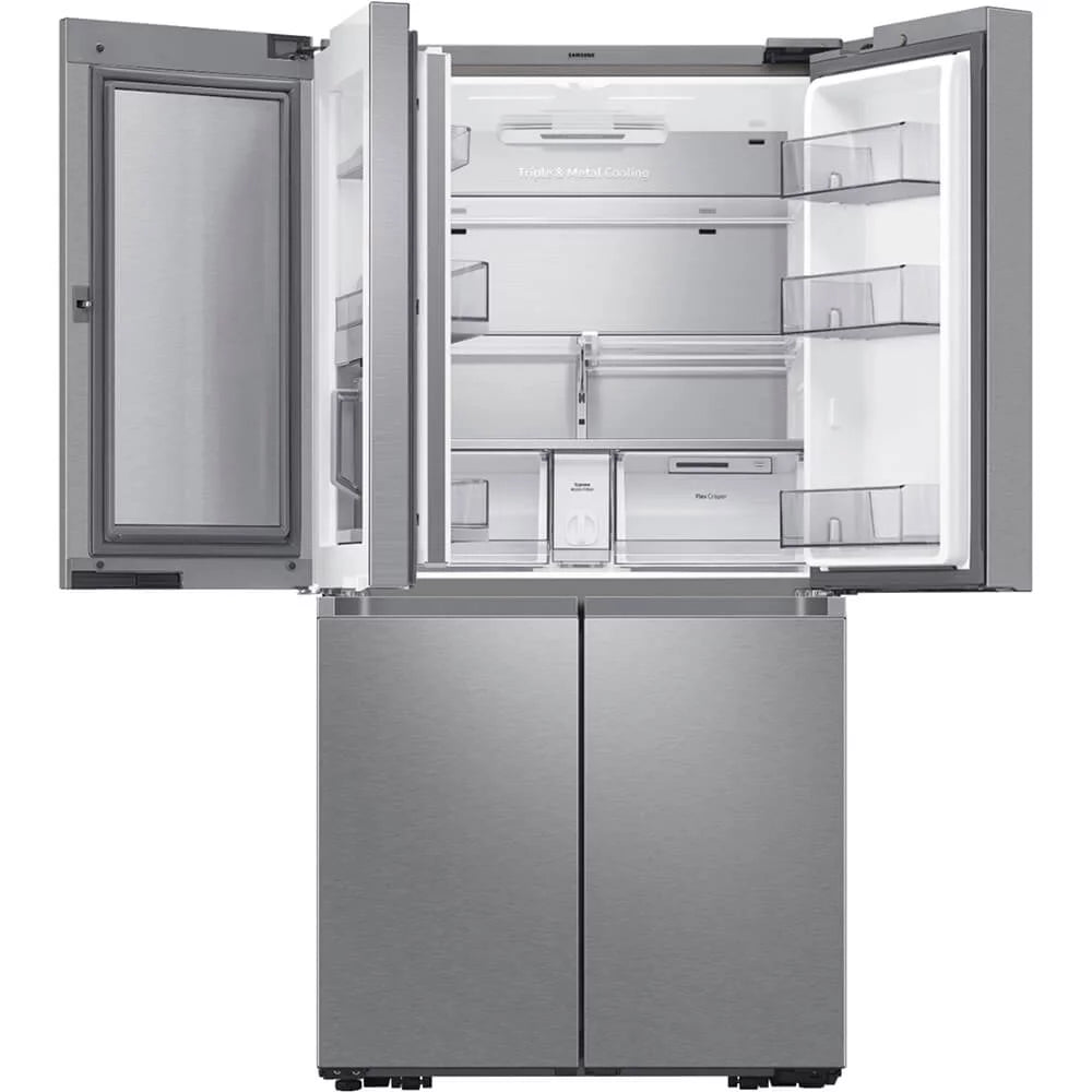 French Door Freestanding Refrigerator Black Stainless Steel B799