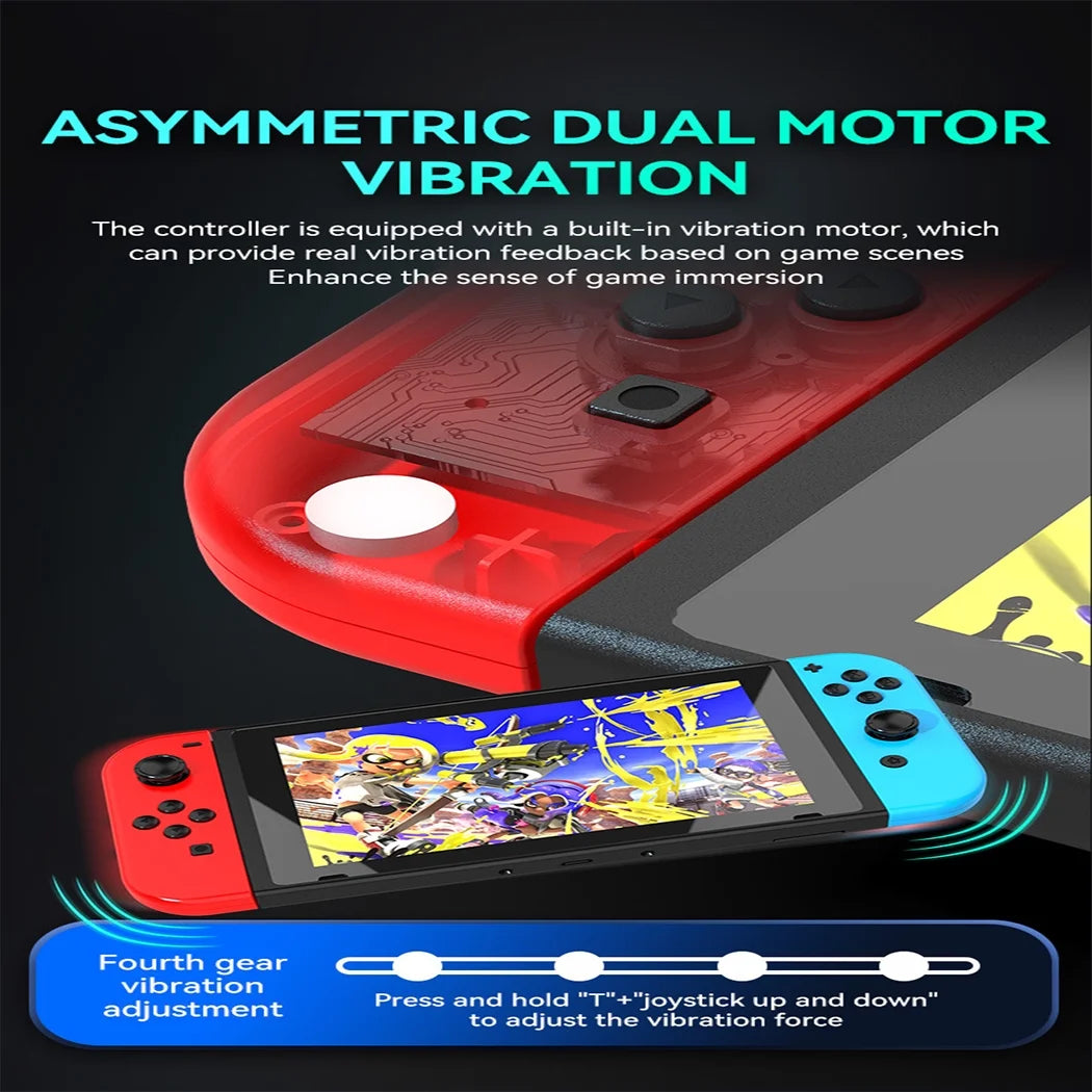 Blue-Red Wireless Bluetooth Controller for Nintendo Switch E9597