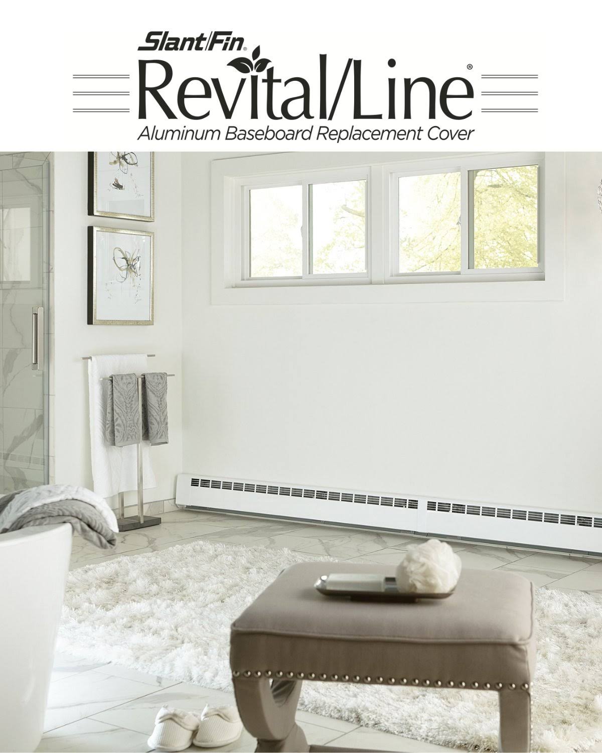 Brite White Hydronic Baseboard Cover U228433
