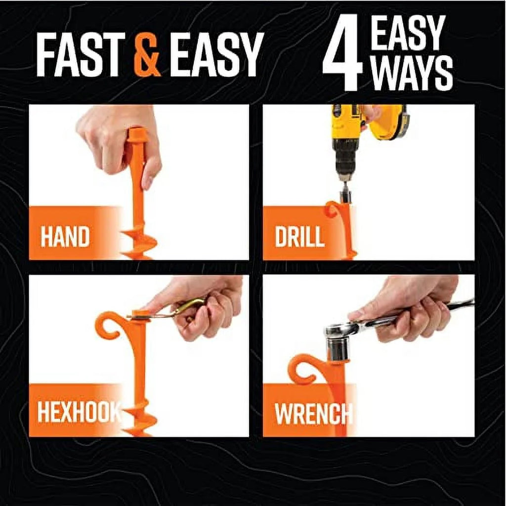 Orange Tent Stakes 6 Pack G453364