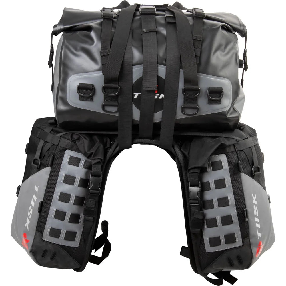 Rackless Luggage System with Medium Dry Duffel Tail Bag Standard Heat Shield R57824