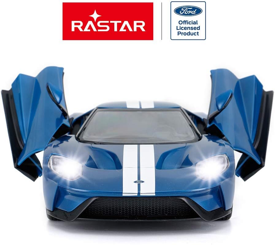 Blue 1/14 Ford GT Remote Control Race Toy Car Pack of 2 W11870