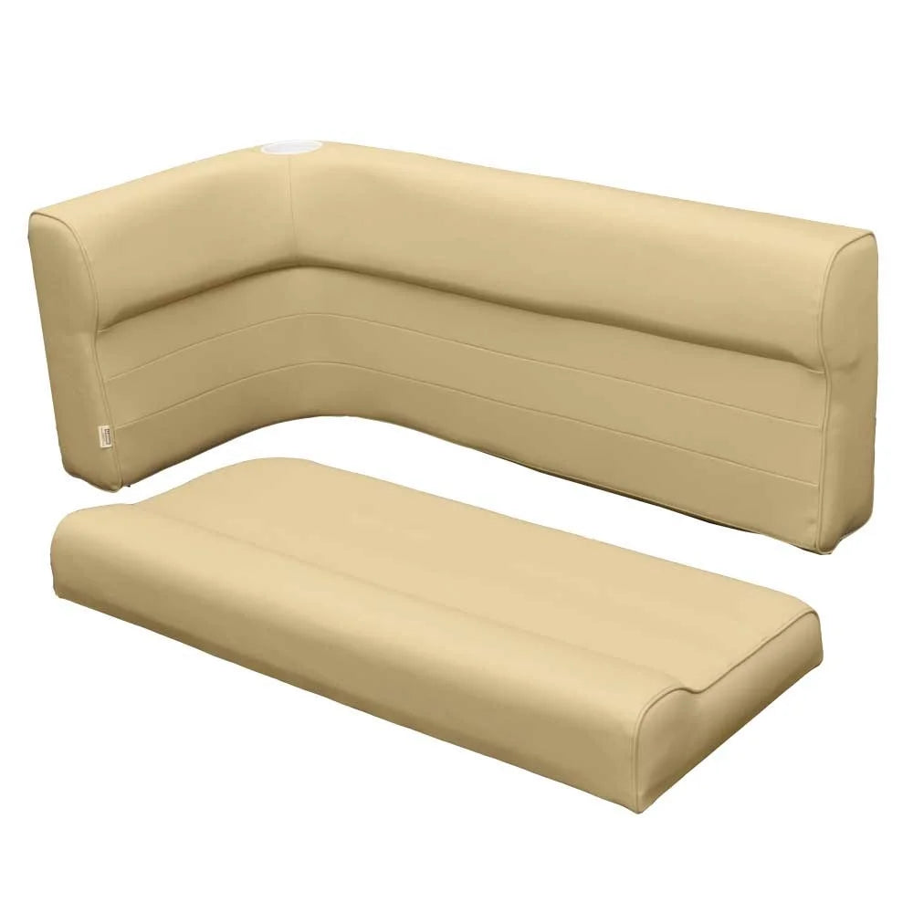 Beige Pontoon Boat Corner Couch Bench Seat H2423