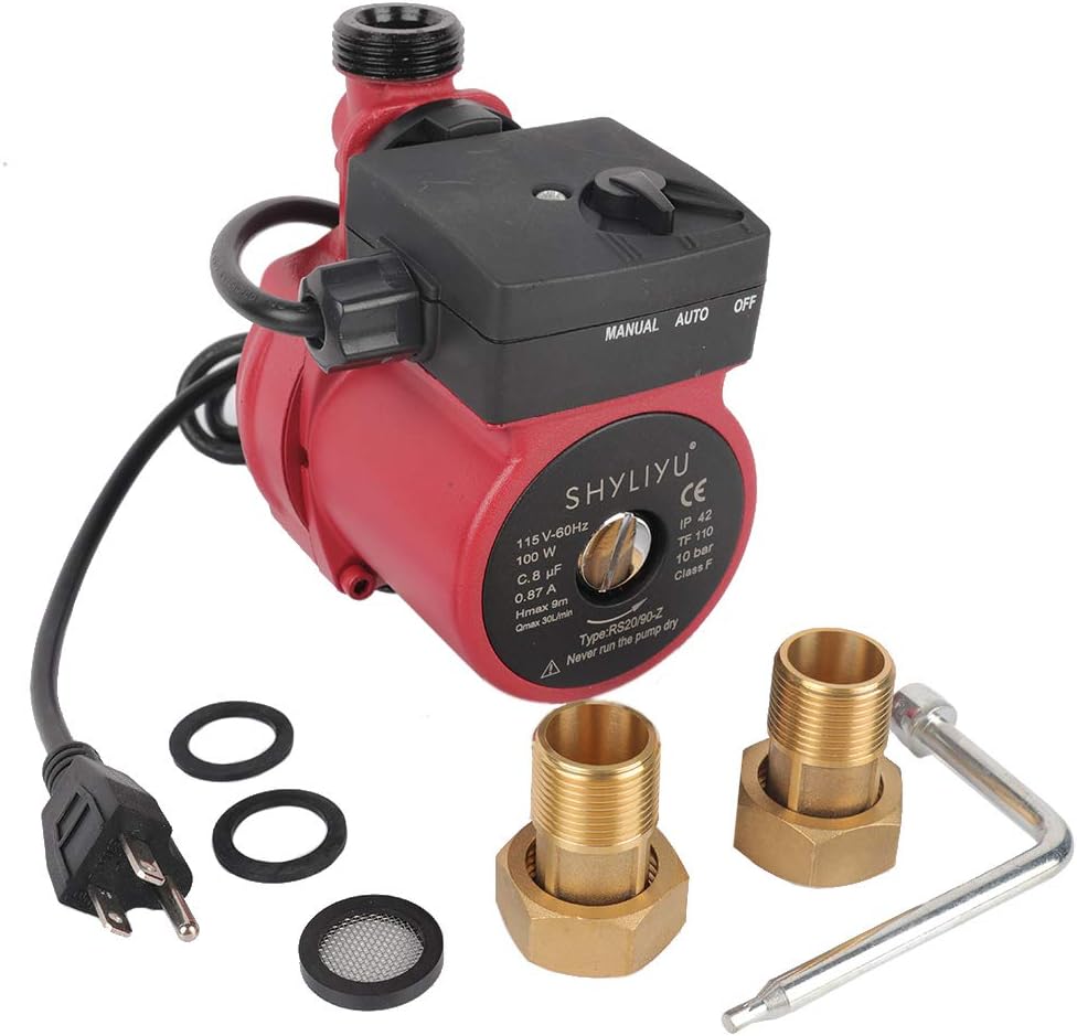 Water Pressure Booster Pump 115V 1 inch Outlet Cast Iron N917