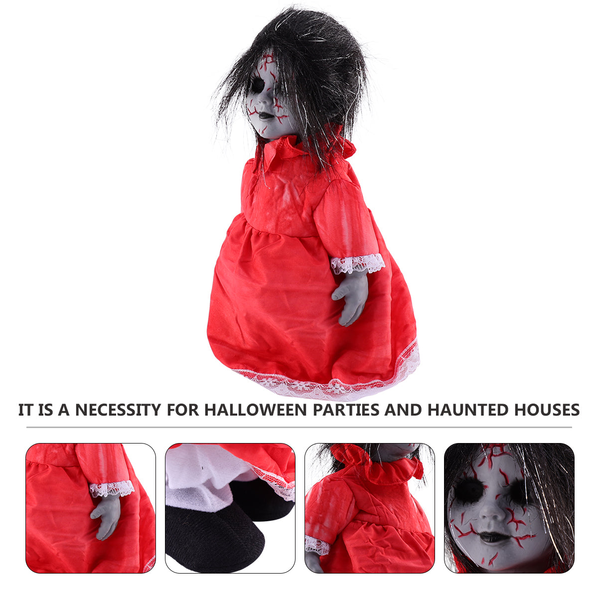 Voice-activated Induction Luminous Walking Doll Plastic Toys O332839