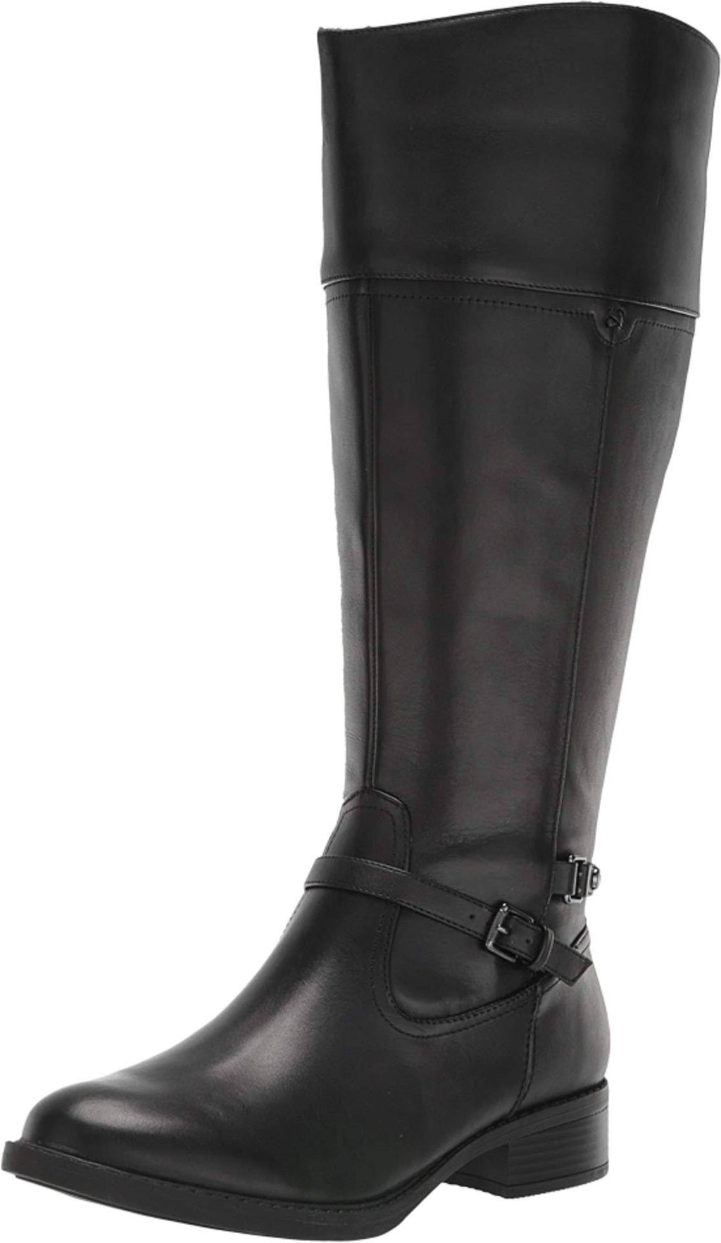Black Wide Calf Shoes E40478