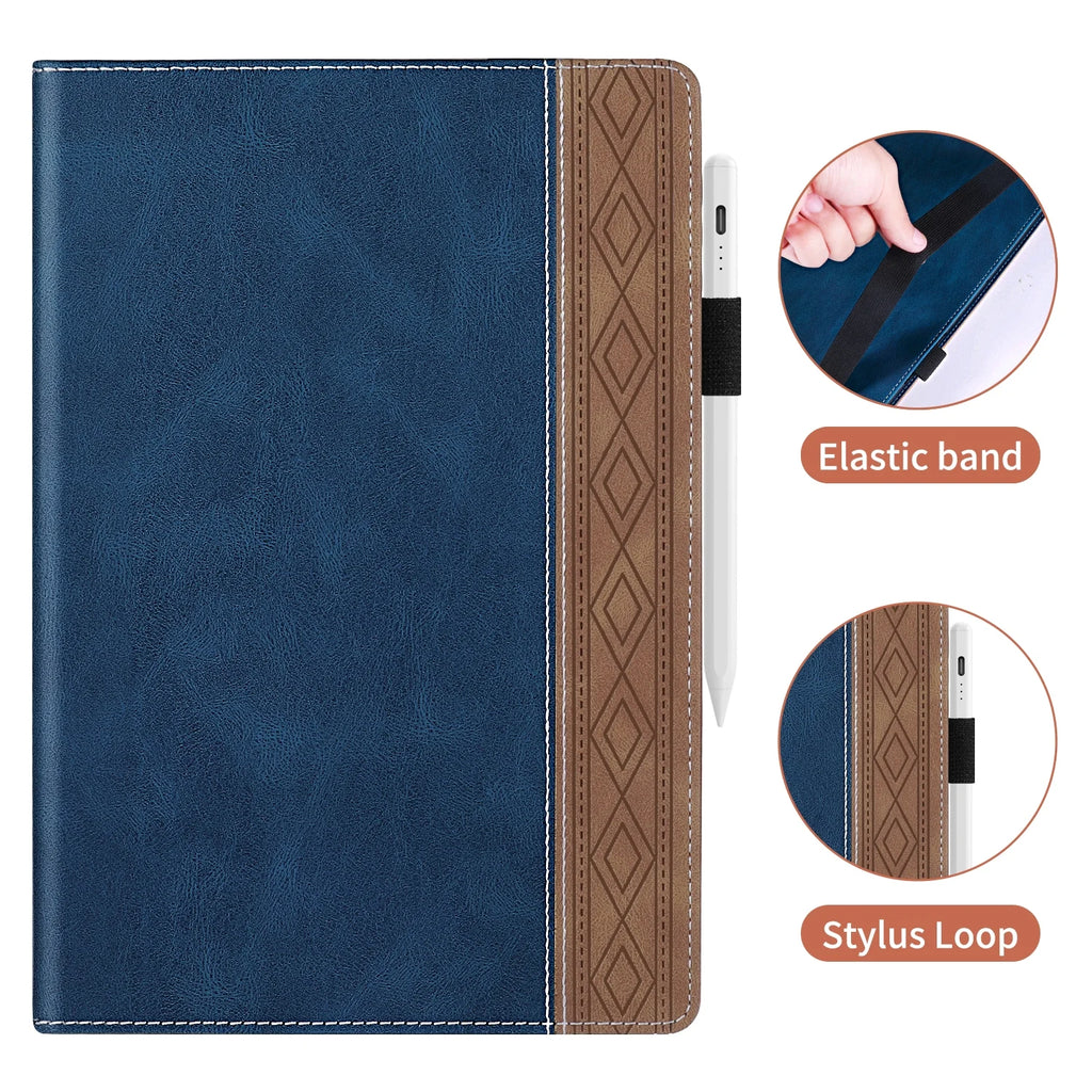 Blue PU Leather Magnetic Flip Stand Case for Samsung Galaxy Tab A8 10.5 Inch L588
