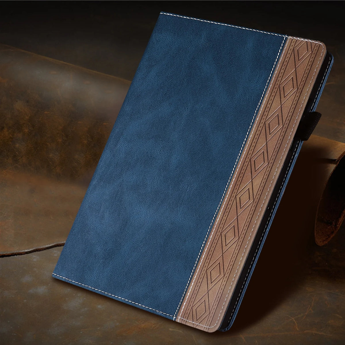 Blue PU Leather Magnetic Flip Stand Case for Samsung Galaxy Tab A8 10.5 Inch L588