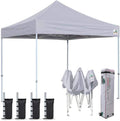 8'x12' Commercial Instant Canopy Tent with Heavy Duty Roller Bag Q702751
