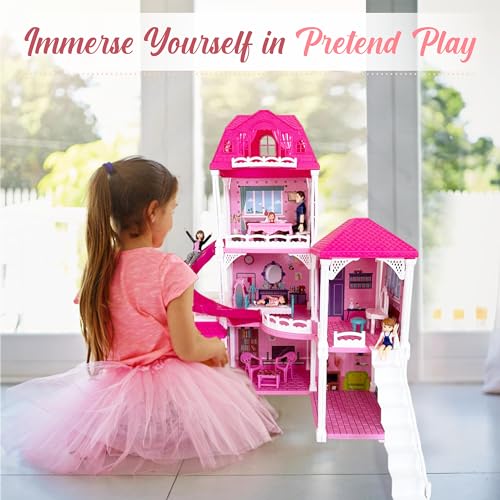 5 Poseable Action Figures for Dollhouse S475318
