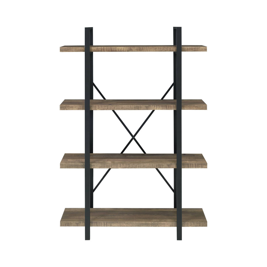 Rustic Oak Bookcase V30858