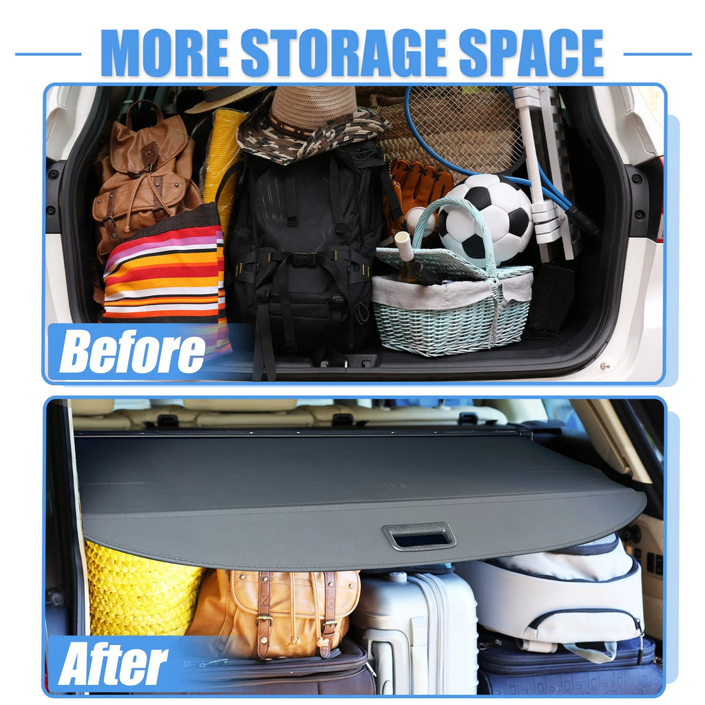 Retractable Cargo Cover for Subaru Crosstrek 2024 Waterproof SUV Rear Trunk Shade O995