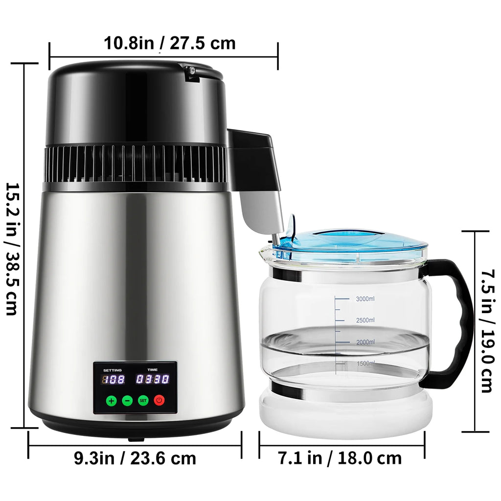 4L Silver Water Distiller Q45543