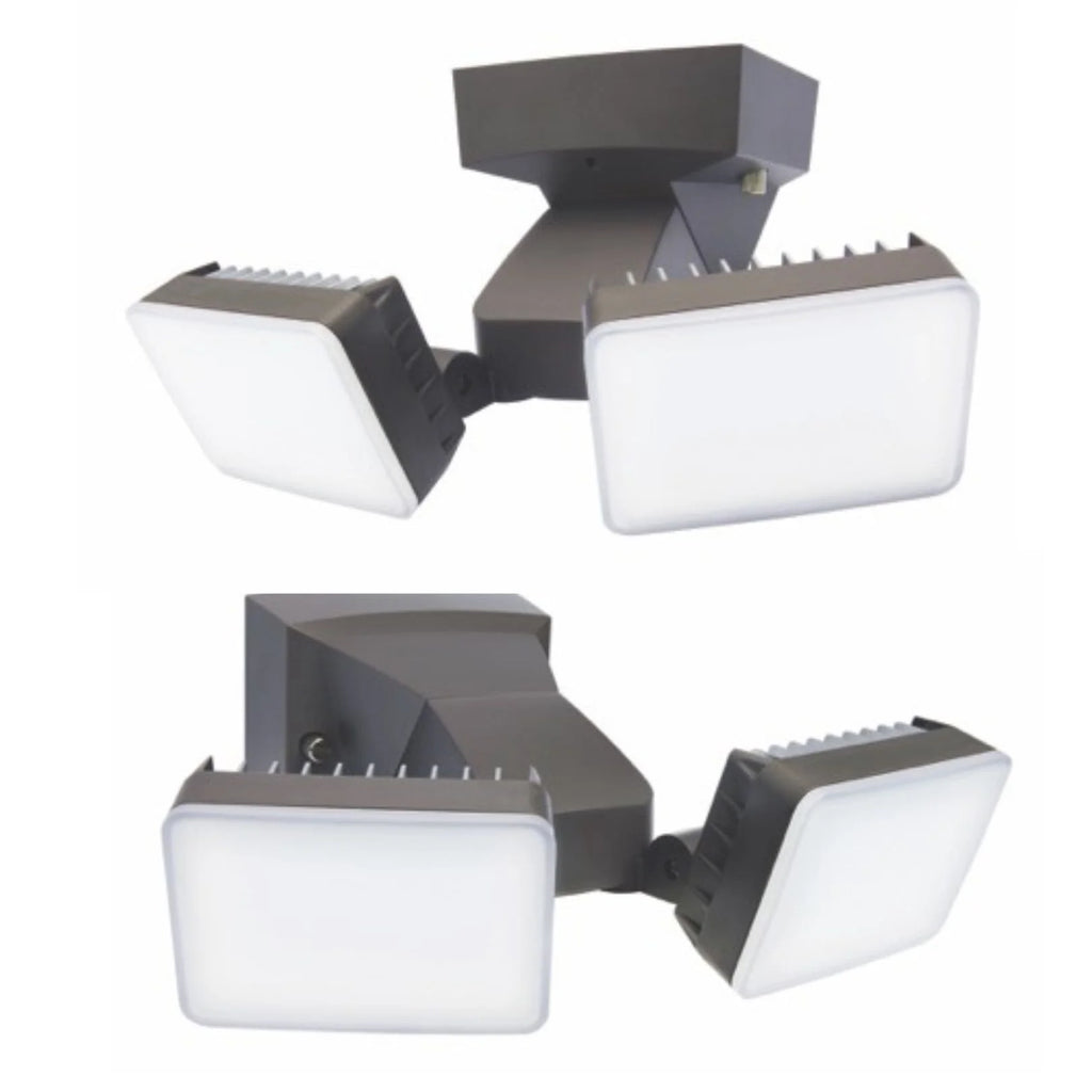 Dusk-to-Dawn Security Flood Light with Timer, 2100 Lumen LED, Wall Mount Q6937