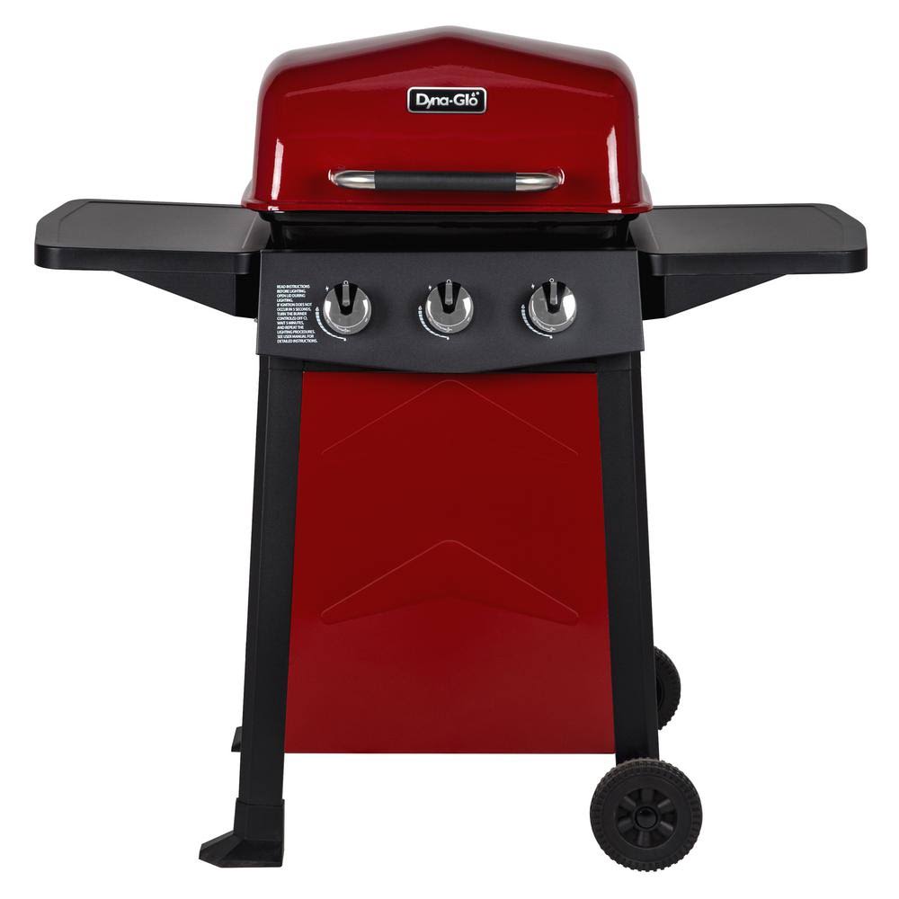Blue 3-Burner Propane Gas Grill O8662