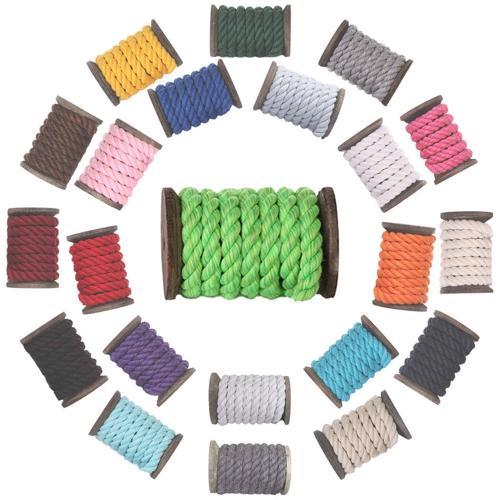 Natural Twisted Cotton Rope, 1/2 inch x 100 Feet G156