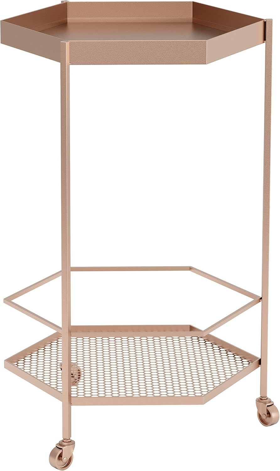 Gold Hex Bar Cart F326766
