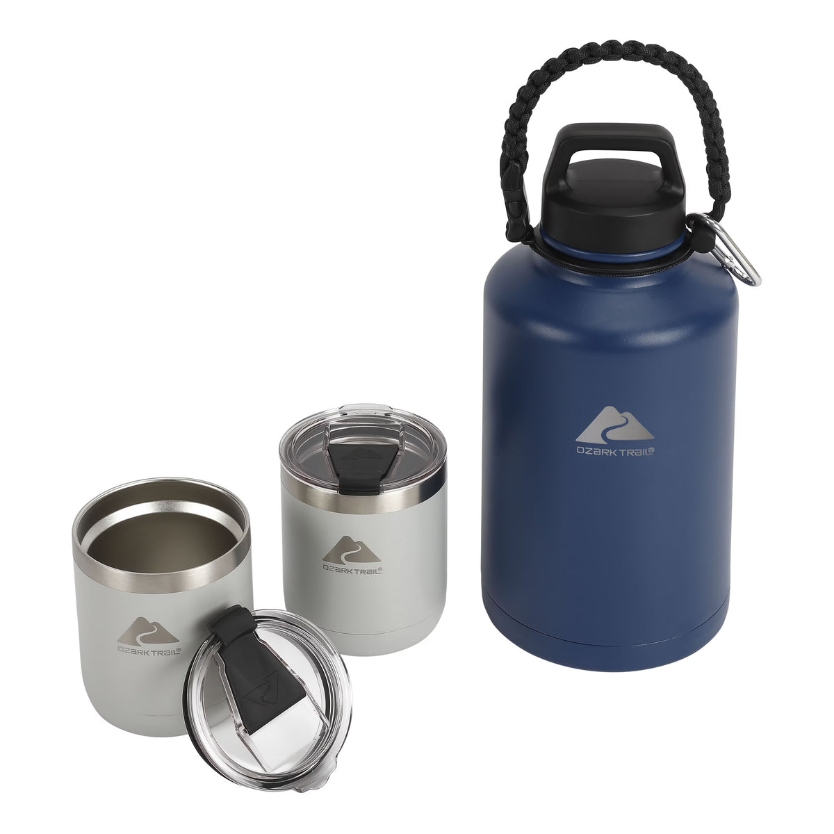 3 Piece Stainless Steel Vacuum Bottle Tumbler Combo X779296
