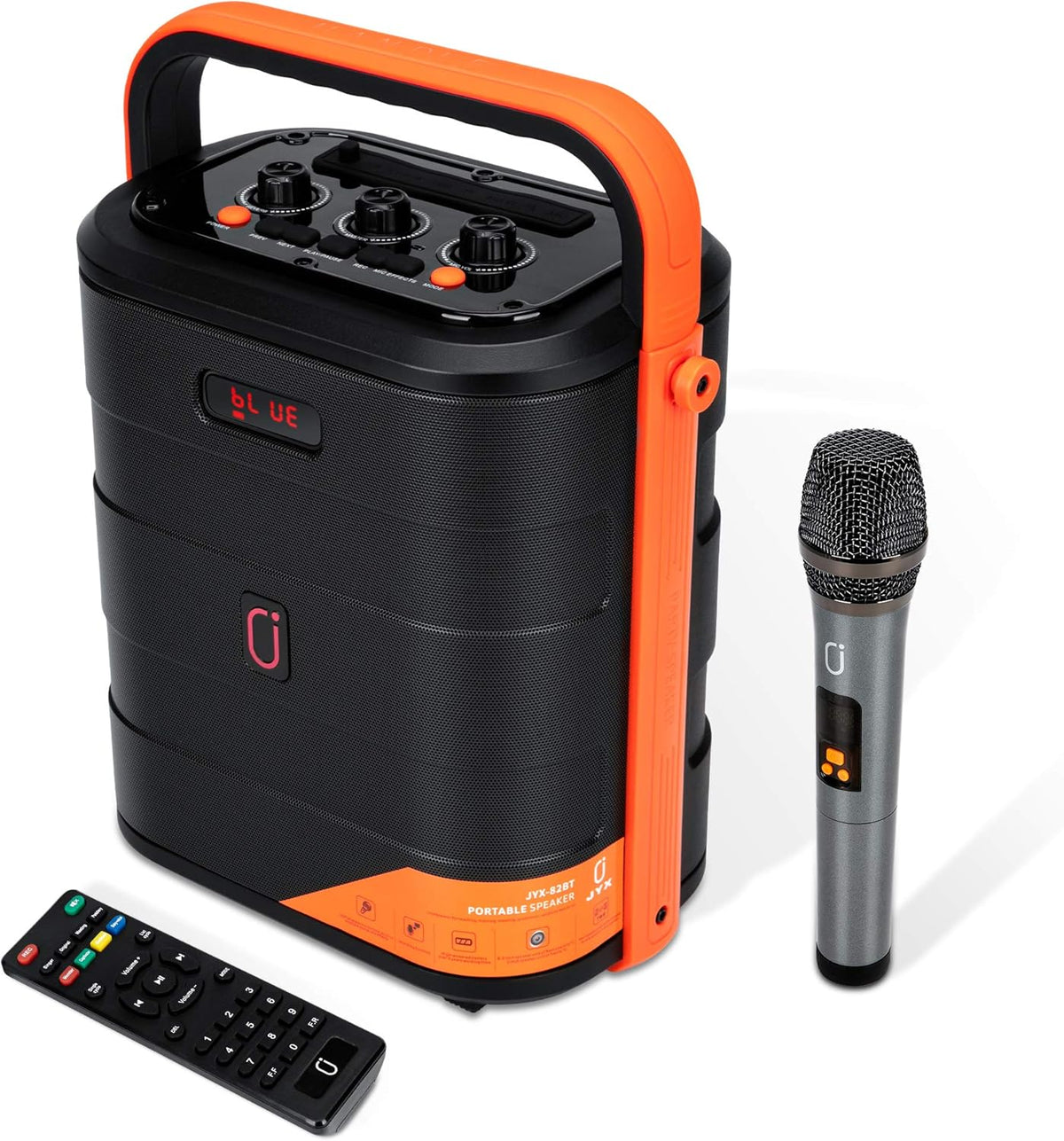 Rechargeable Bluetooth Karaoke Speaker with Microphone W9117