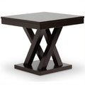 Cappuccino Square End Table U9666
