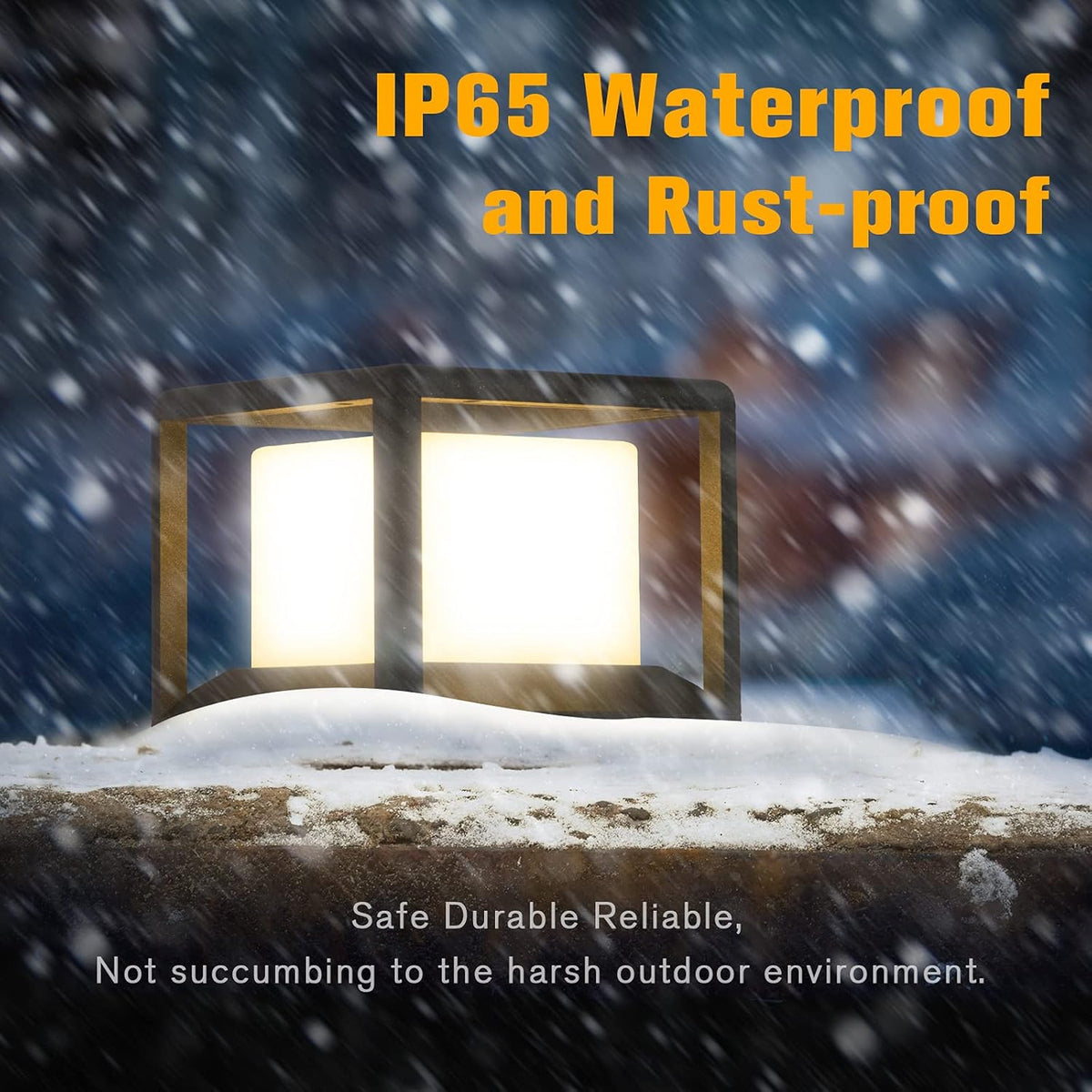 Solar Post Cap Light 3000K IP65 Waterproof S417237