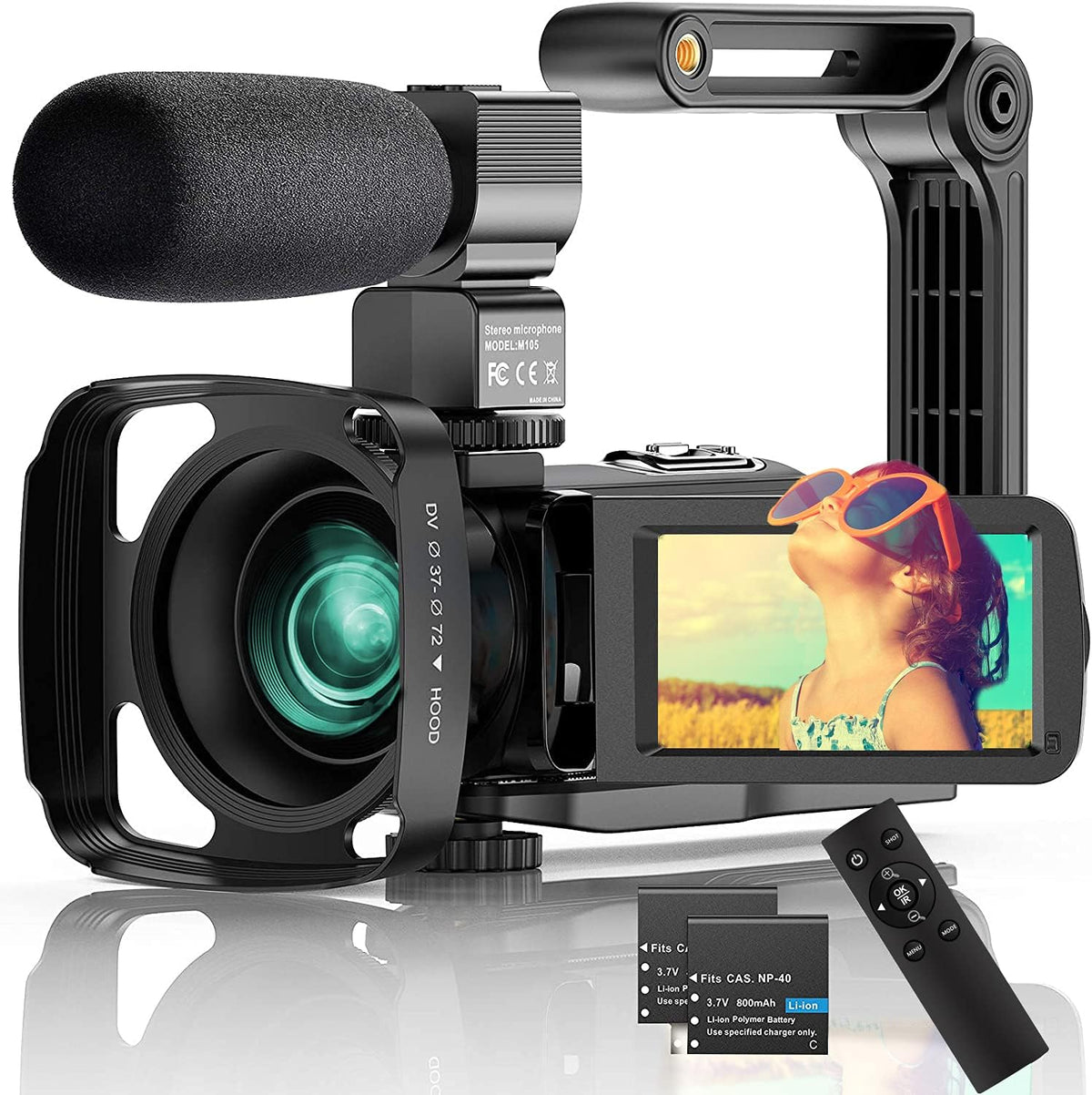 4K 56MP 30FPS WiFi IR Night Version Vlogging Camera with Microphone C639762