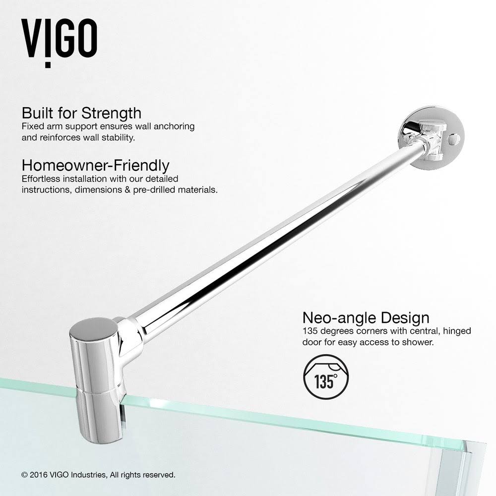 Frameless Neo-Angle Shower Enclosure C346