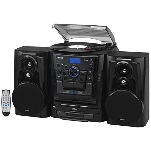3 Speed Stereo Turntable with Dual Cassette Deck Q433