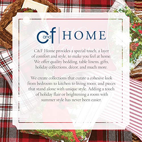 Red & Green Quilted 100% Cotton Round Christmas Placemat 17" J714265