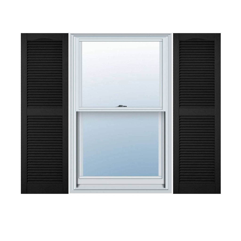 Open Louver Shutters with Shutter-Loks, Per Pair X383