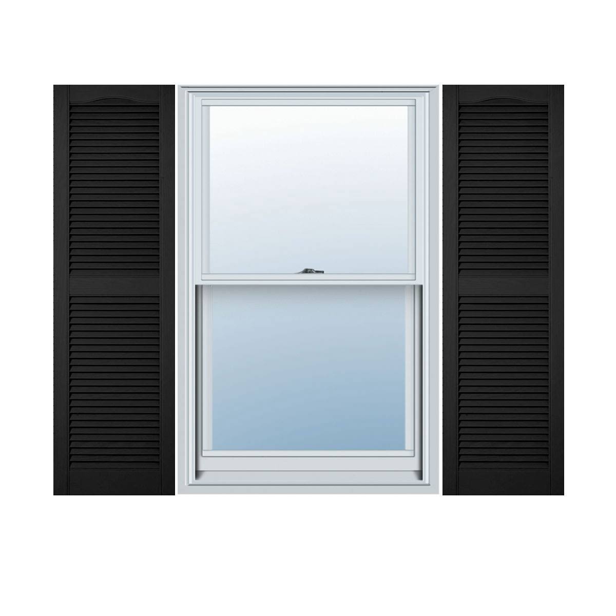 Open Louver Shutters with Shutter-Loks, Per Pair X383