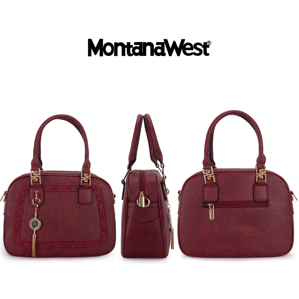 Small Top Handle Purse Crossbody Satchel Handbag Barrel Bag E756