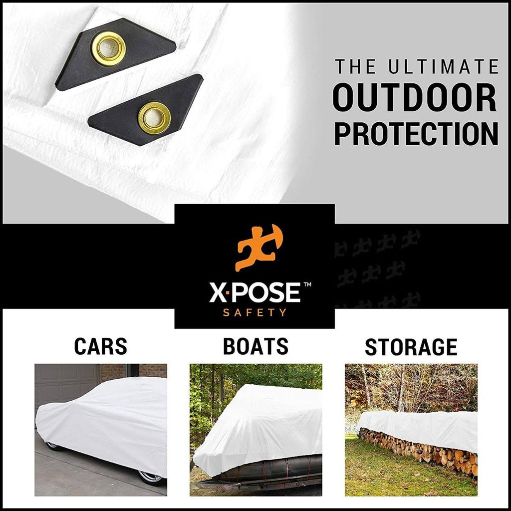 White Tarps 8' x 10' Case of 8 D761