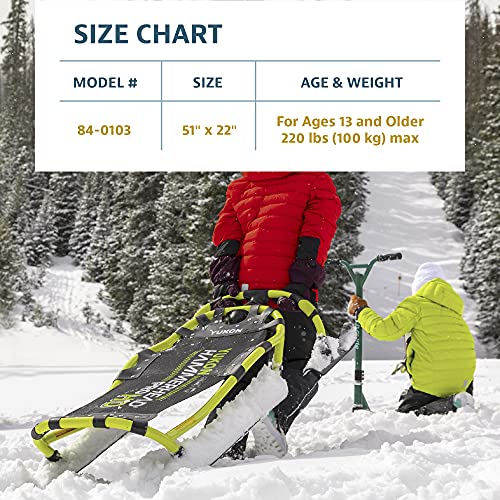 52-inch x 22-inch Single Rider Sled J715