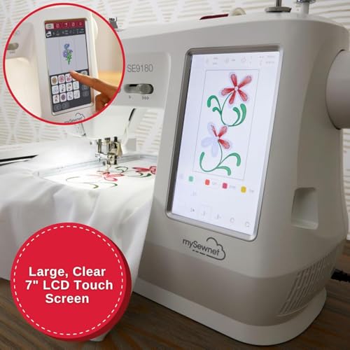 Sewing & Embroidery Machine with 250 Built-in Stitches S801