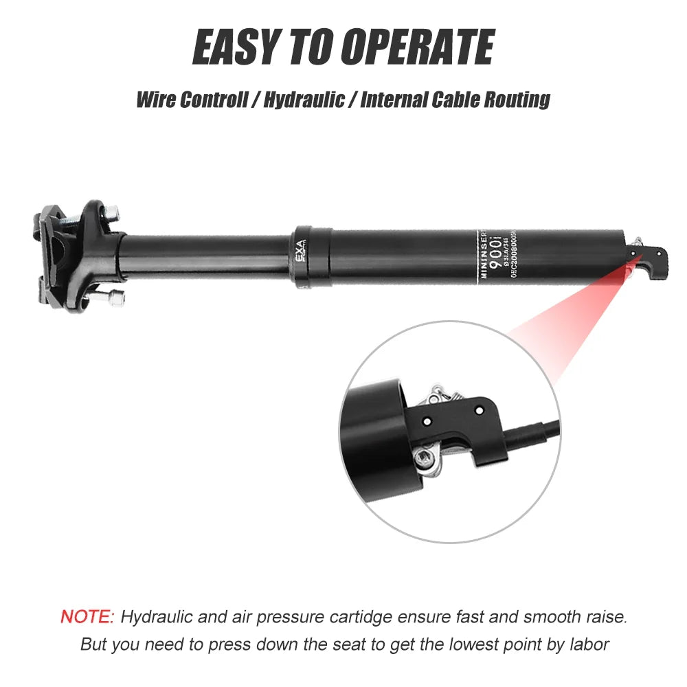 Adjustable Height Hydraulic Mountain Bike Seatpost J669184