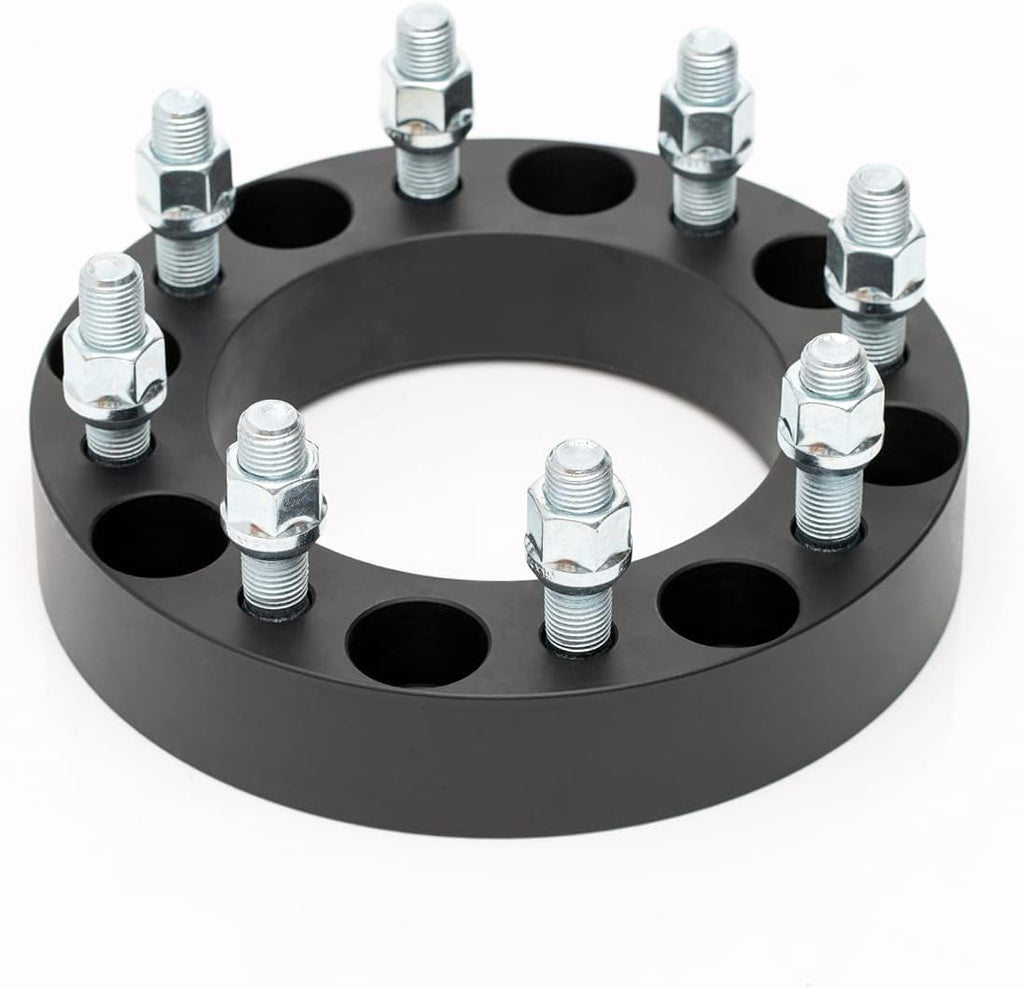 Black Forged 1.5 Inch Wheel Adapters with M14x1.5 Studs, Pack of 2 V59663