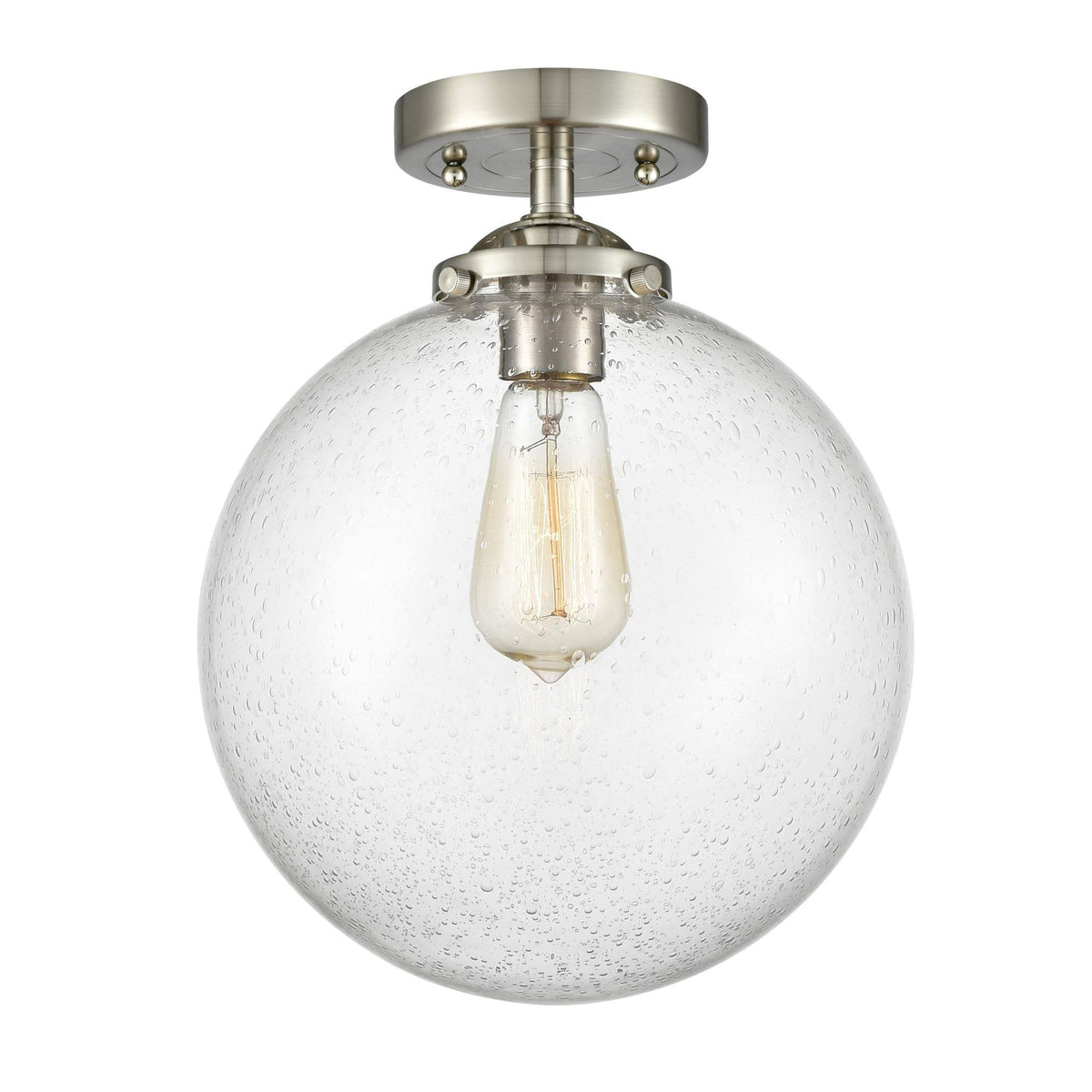 Brushed Satin Nickel Semi-Flush Mount Light U945674