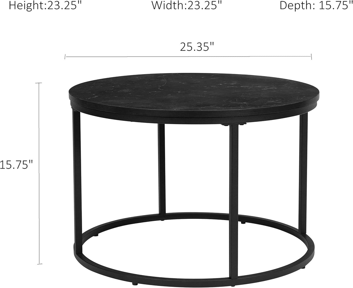 Black End Table Set of 1 F8753