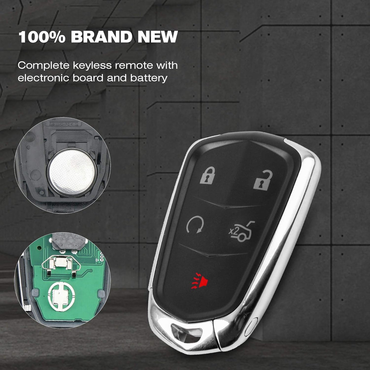 Keyless Entry Remote Car Key Fob Pack of 2 K951519