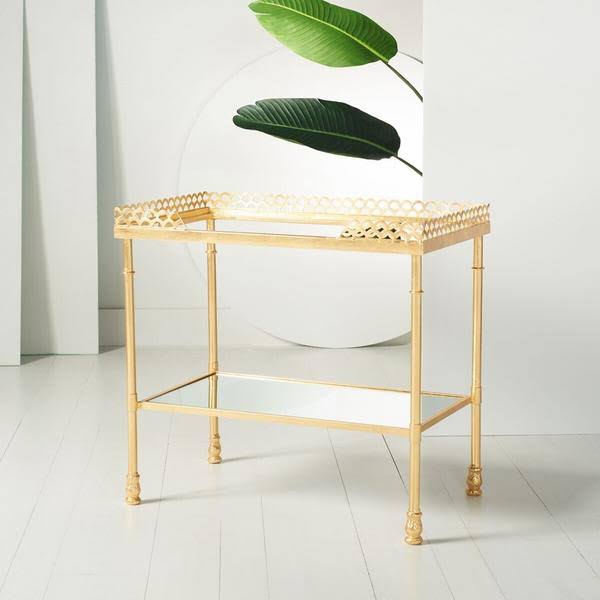Gold Leaf 2 Shelf Table J419166
