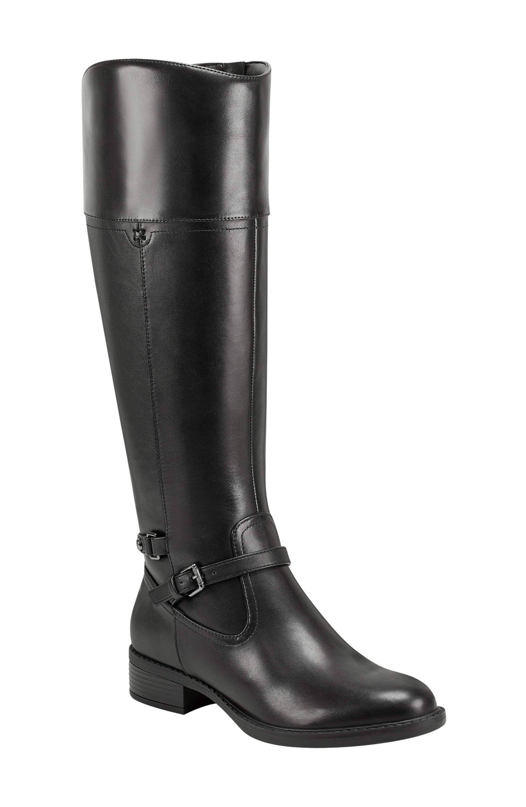 Black Wide Calf Shoes E40478