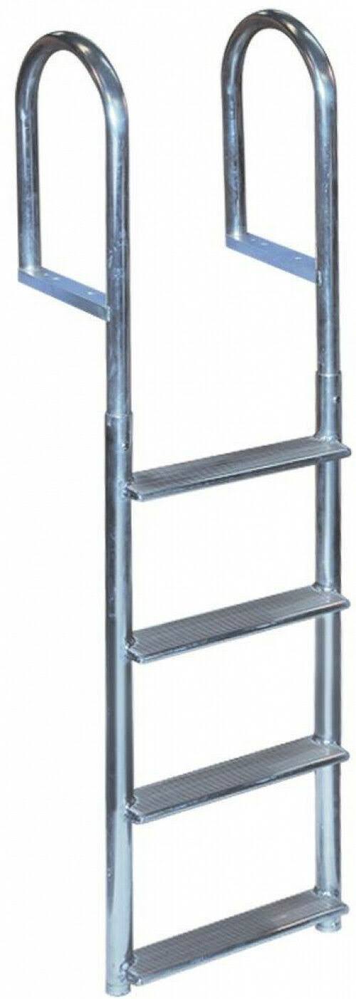 4-Step Wide Rung Aluminum Dock Ladder I566