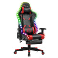 Red RGB LED Gaming Chair V415
