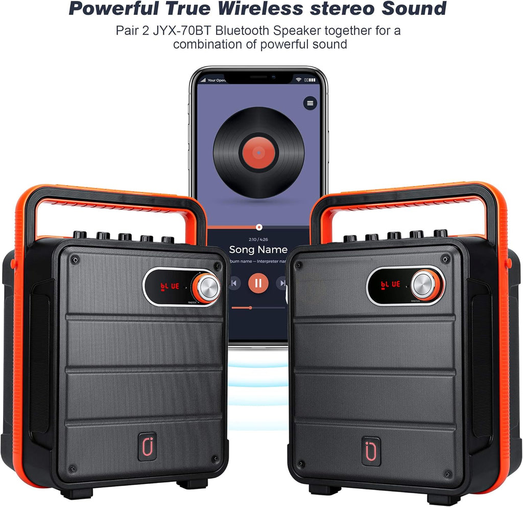 Rechargeable Bluetooth Karaoke Speaker with Microphone W9117