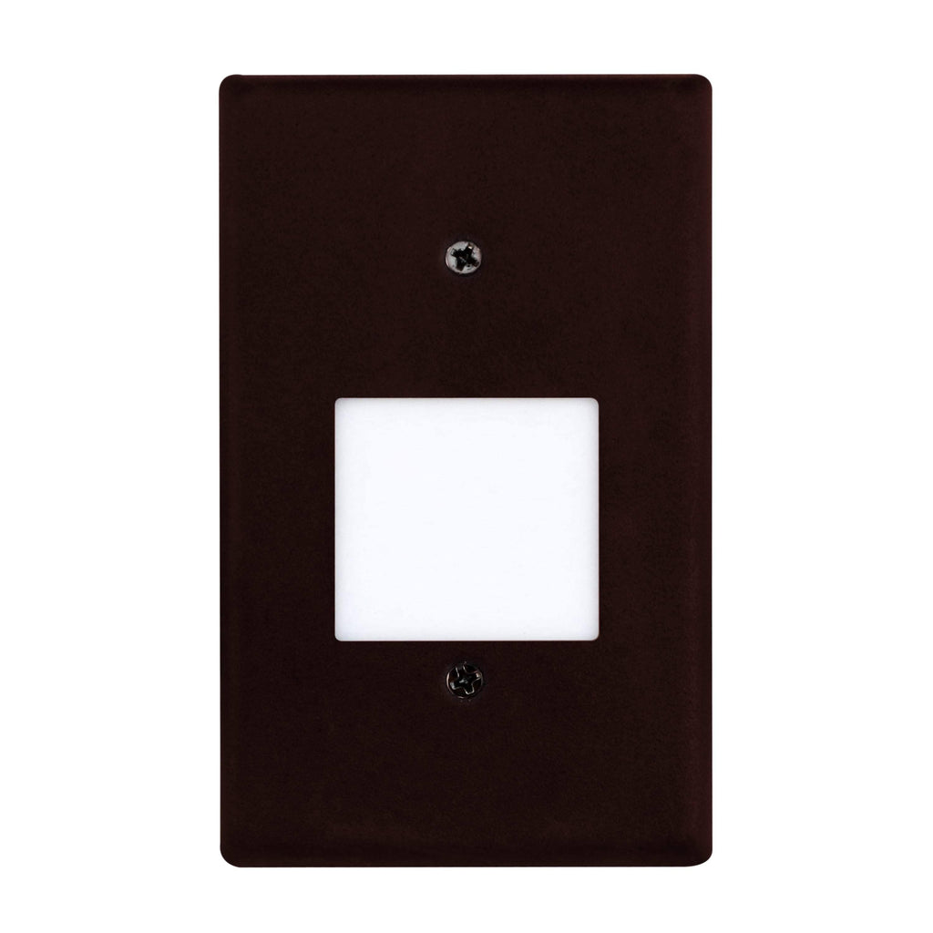 5 Pack Black Angled Louver Step Light with Vertical/Horizontal Plate - 2700K X702963