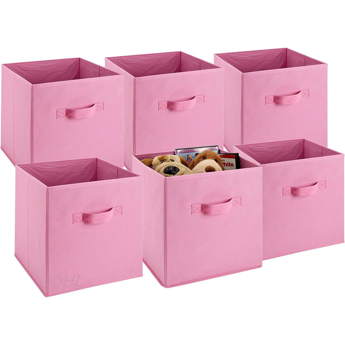 6-Pack Collapsible Laundry Storage Bins C67304